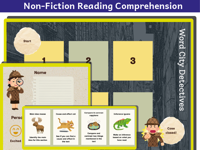Non-Fiction Reading Comprehension Game