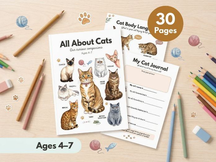 Cat Breeds - All About Cats EYFS KS1