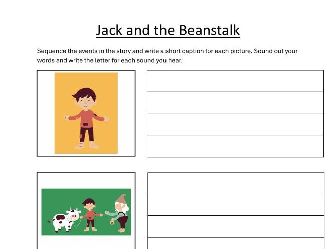 Jack and the Beanstalk Cross curricular pack- science through stories