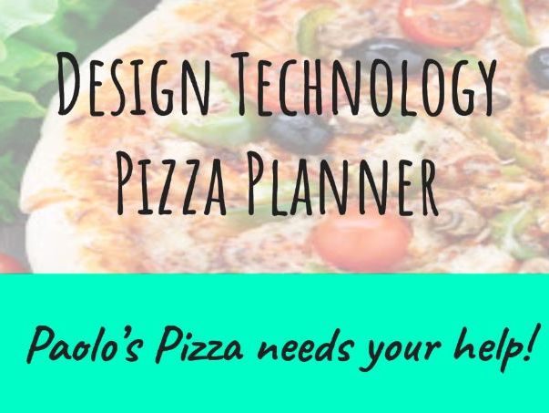 KS2 Design Technology Pizza Series