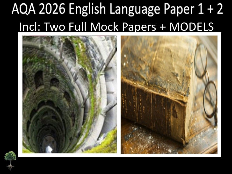 Two AQA 2026 English Language Paper 1 + 2 Mocks | MODELS