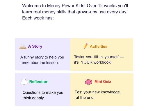 (PDF) Money Power Kids™  A Fun, Game-Based Financial Confidence Programme for Children
