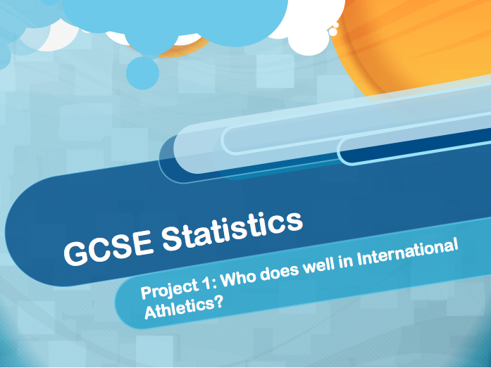 GCSE Statistics Data Collection Athletics Project (Part 2)