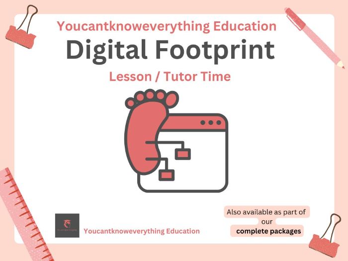 Digital Footprint - Tutor Time