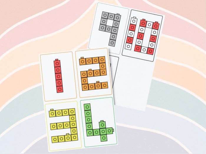 Fine Motor - Build It 0-10 Maths Cubes