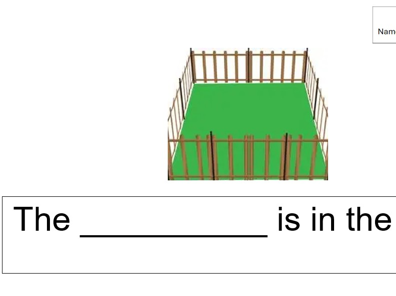 On the farm EYFS writing task