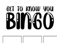 Getting to know you Bingo