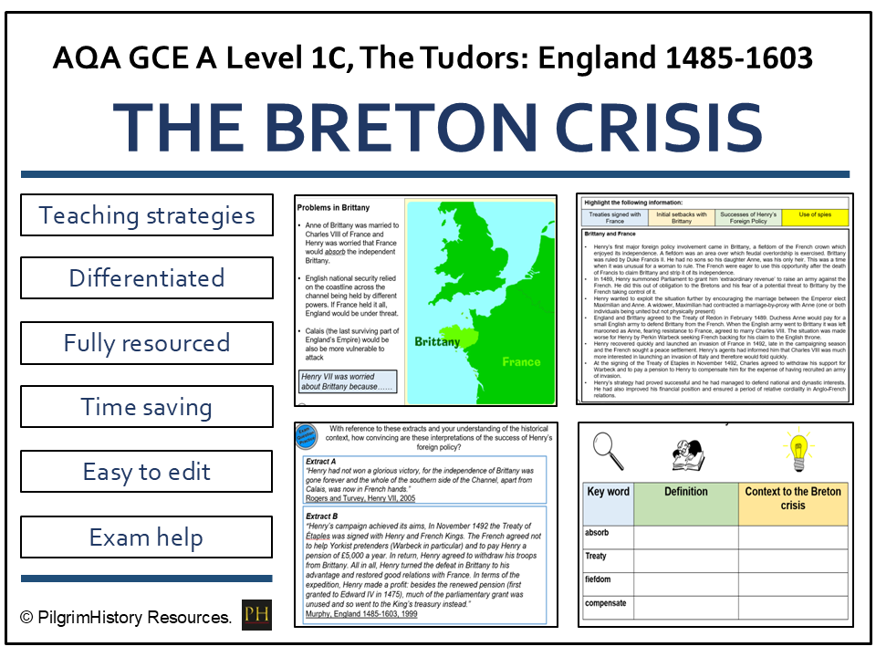Henry VII The Breton Crisis: Diplomacy, Pressure and International Relations| AQA A Level History