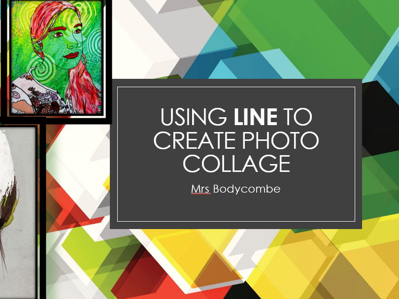 Editing photographs by adding line