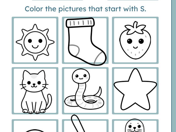 EYFS Phonics Pack Sound-by-Sound Pages