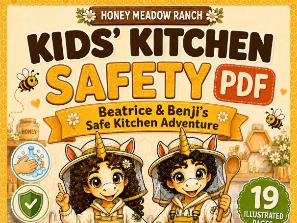 Kids’ Kitchen Safety | Food Safety Life Skills Activity PDF | Food Preparation