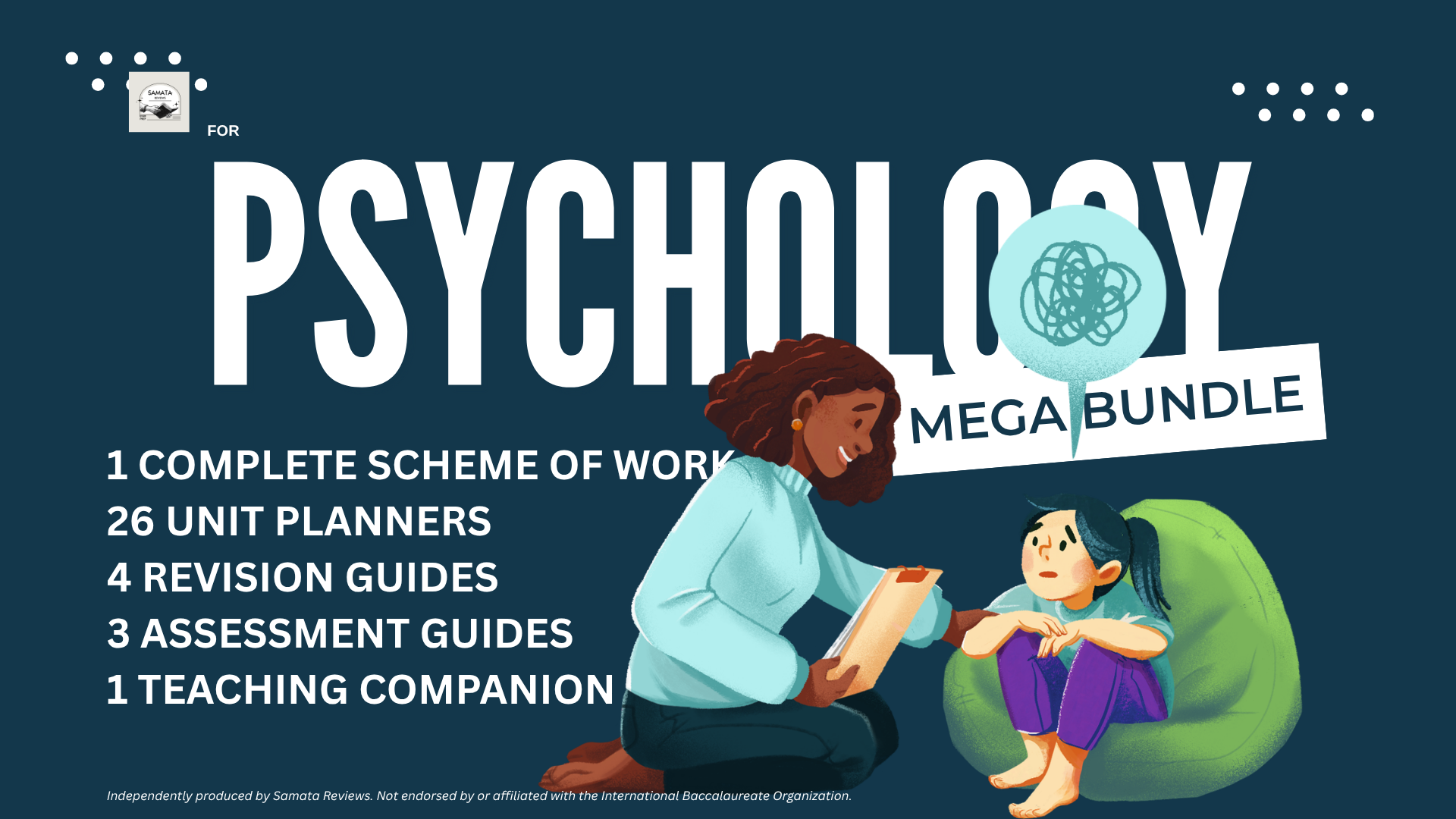 IB DP Psychology Complete Curriculum Super Bundle (FA2027) for the Entire 2-Year Progamme, with SOW, 26 Unit Planners, 4 Revision Guides, 3 Assessment Guides, Synthesis Planner