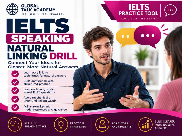 IELTS Speaking Natural Linking Drill Worksheet