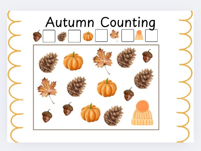Autumn Counting to 5