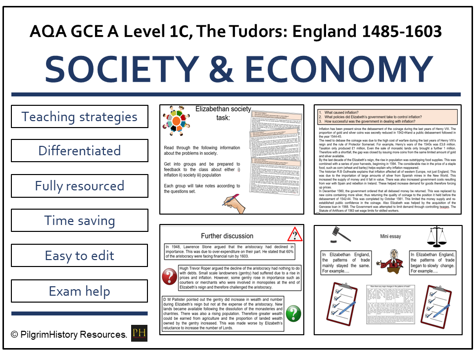 The Elizabethan Economy and Changing Society | AQA A Level History