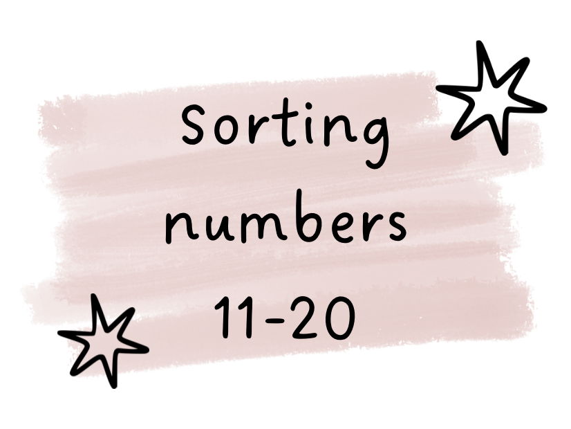 Number sorting 11-20