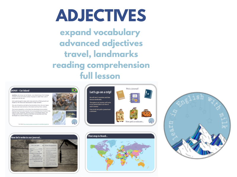 Adjectives and travel ESL