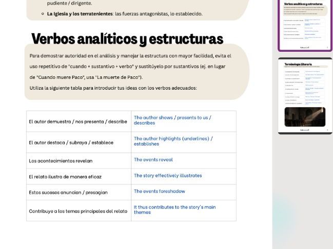AS/A Level Spanish Essay Skills Guide: Píldoras de Redacción (Réquiem por un campesino español)