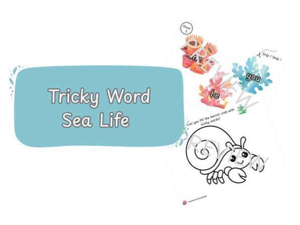 Tricky Word Sea Life (Phase 2-5)