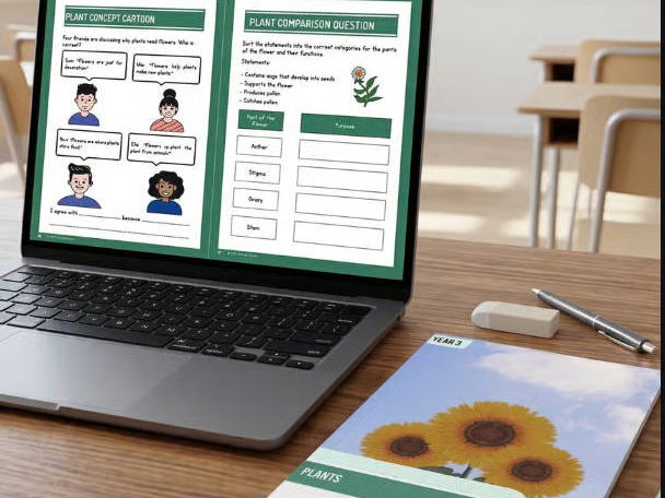 Plants Year 3 — Booklet & Workbook Bundle