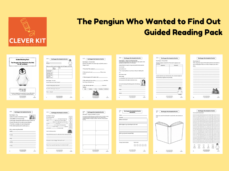 The Penguin Who Wanted to Find Out Comprehension Guided Reading Activities