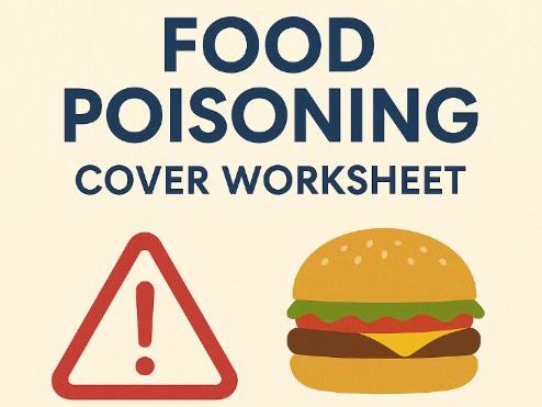 KS3 Food Tech Cover Lesson: Food Poisoning & Hygiene Worksheet