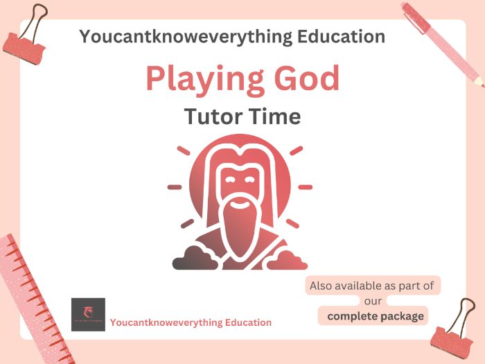 Playing God Moral Decisions Tutorial