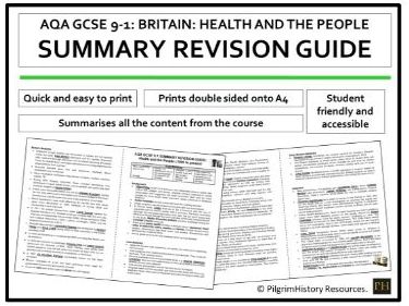 Health and the People Revision Bundle | Teaching Resources