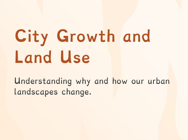 Y9 - Why Do UK Cities Grow? (PPT + Worksheet)