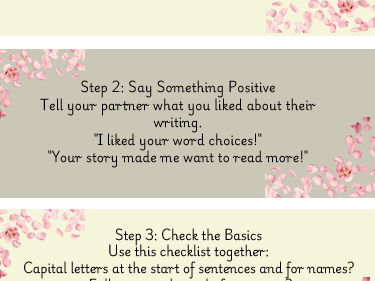 peer editing display