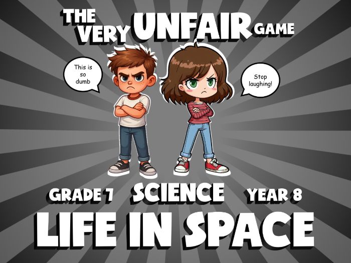 Life in Space VERY UNFAIR GAME | No-Prep Year 8 Science Review Activity