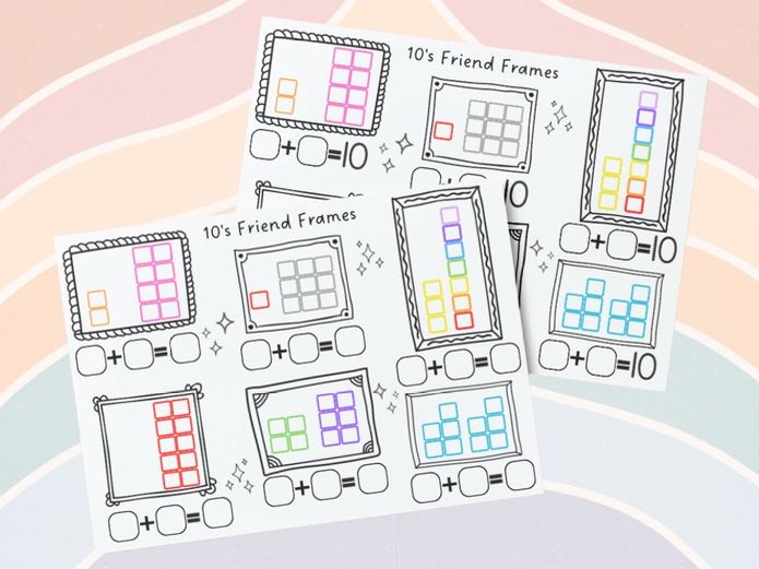 Maths - 10's Friend Frames