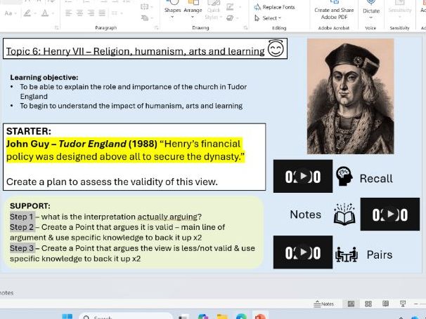 Henry VII - Religion, Humanism, Arts & Learning