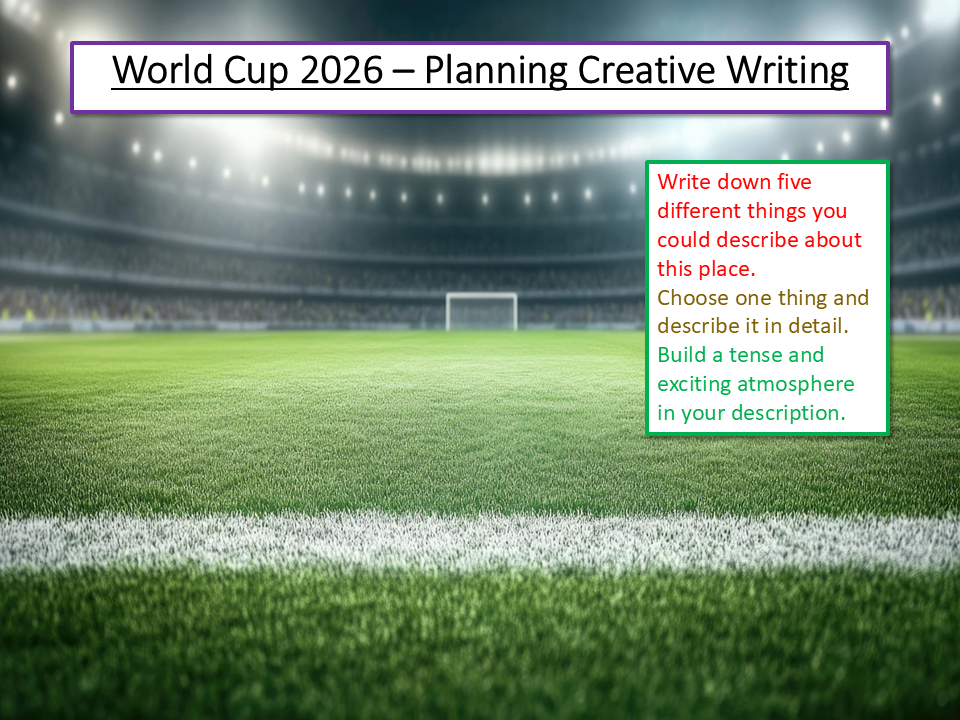 World Cup 2026 English Creative Writing