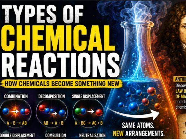 Starter Activity & Worksheet Types of Chemical Reactions