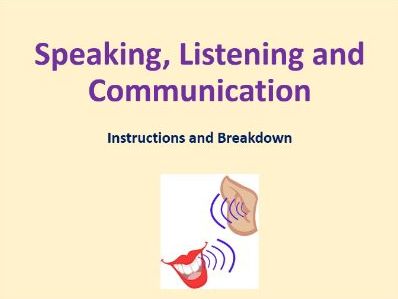 Functional Skills English - Entry Levels 1-3 - Speaking, Listening and Communication