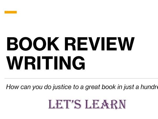 Book Review Writing