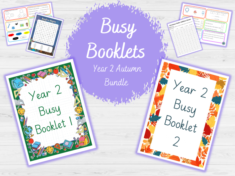 Year 2 Busy Booklet Autumn Bundle