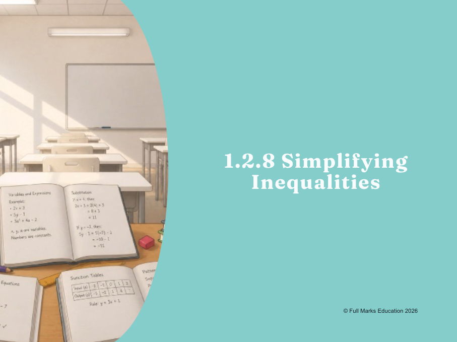 IB Maths MYP Year 1, Unit 2 - 1.2.8 Simple Inequalities