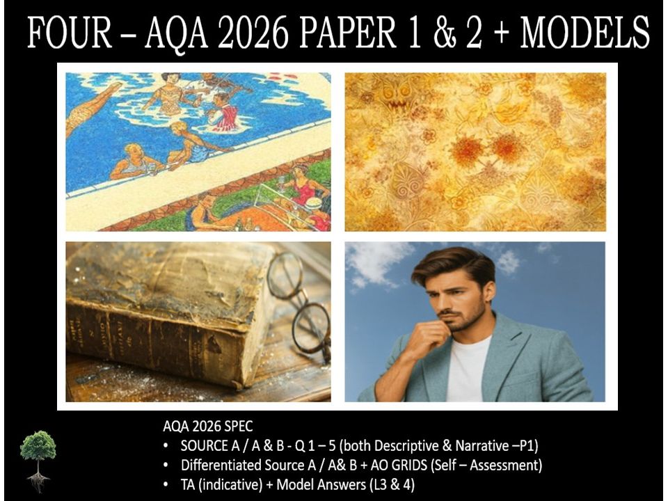 FOUR - AQA PAPER 1 & 2  | 2026 FULL MOCKS | MODELS