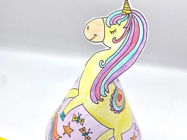Unicorn Paperdoll Craft Activity