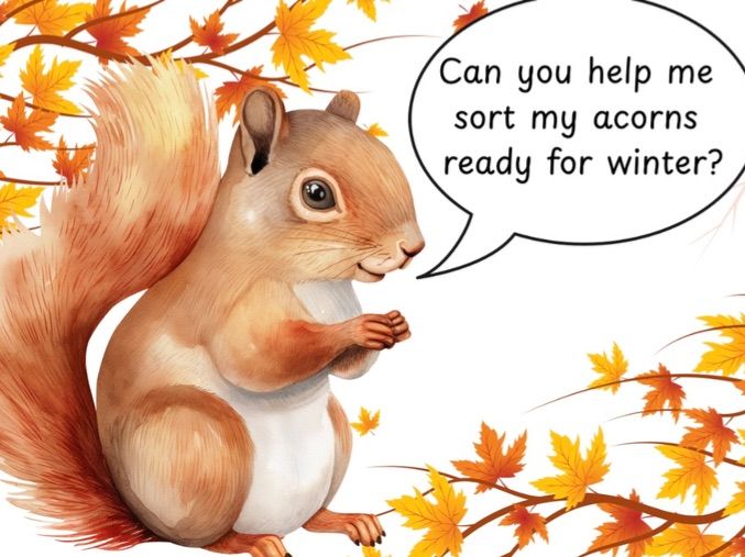 Subitising acorns
