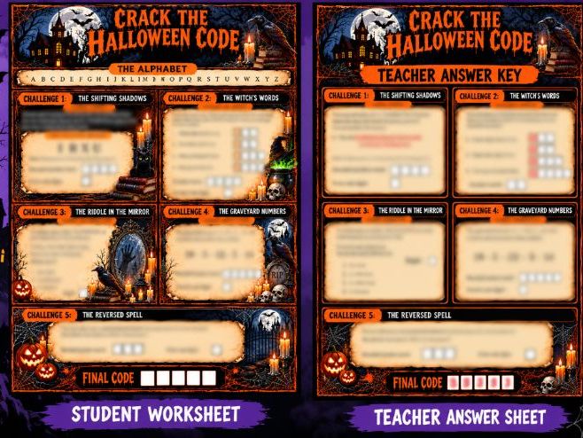 Halloween Crack the Code