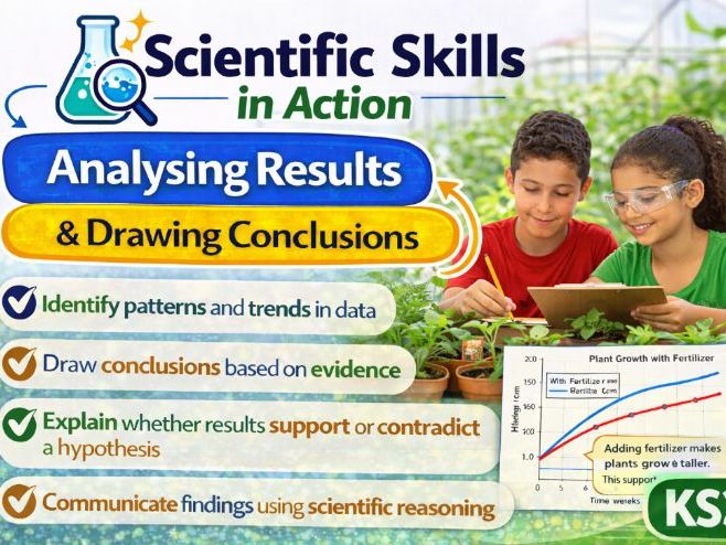 Analysing Results & Drawing Conclusions (KS3 Science Skills): Investigate Like a Scientist