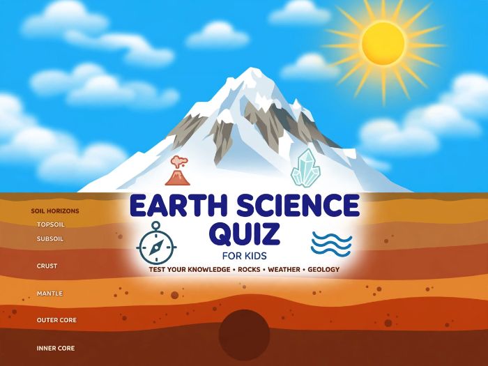 Earth Science Trivia Adventure Quiz Book