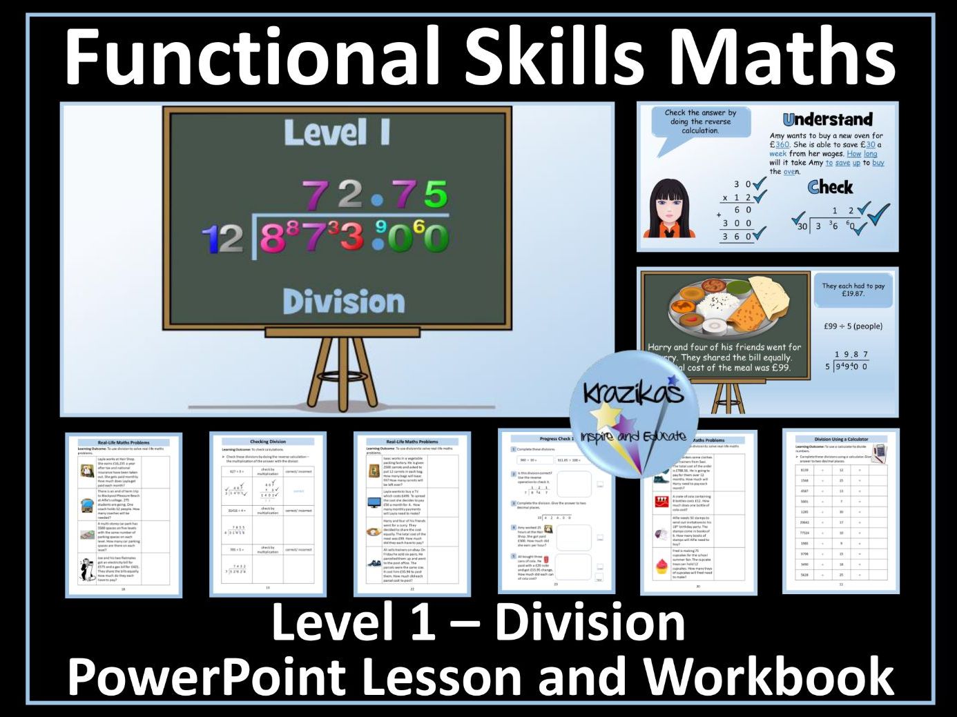 Daydream Education - Guide De Révision Maths Niveau 1 (Functional Skills) - Livre + Version Numérique - Pour Examens Et Remise à Niveau