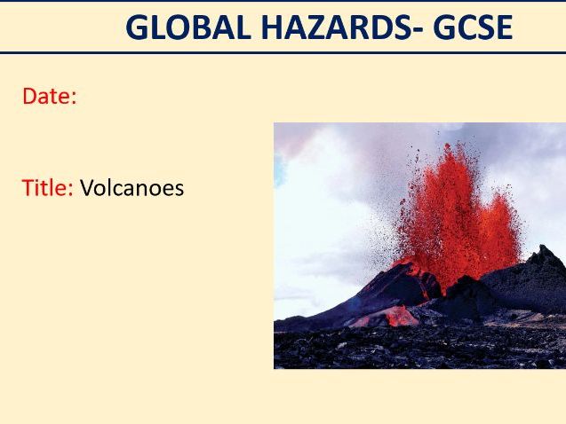 Global Hazards- 3. Volcanoes (OCR-B GCSE Geography)