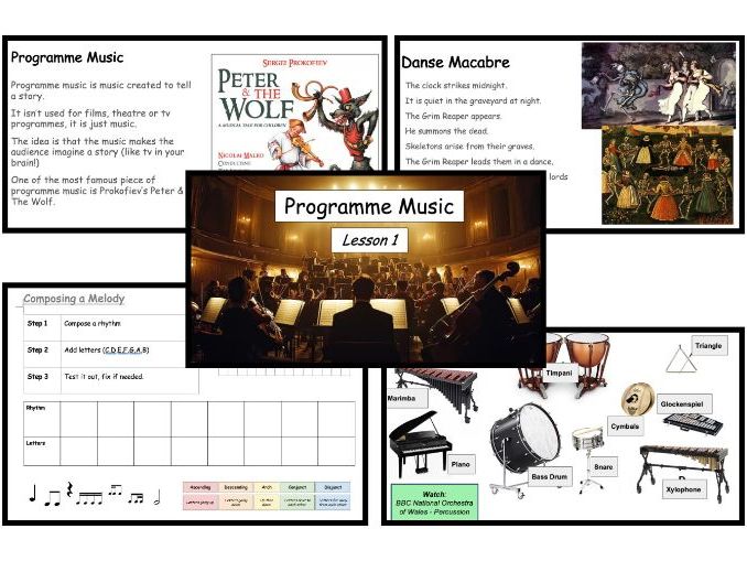 Programme Music - Full Scheme of Work for KS3