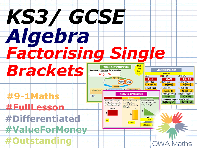 Factorising ( Single Brackets ) - FULL LESSON