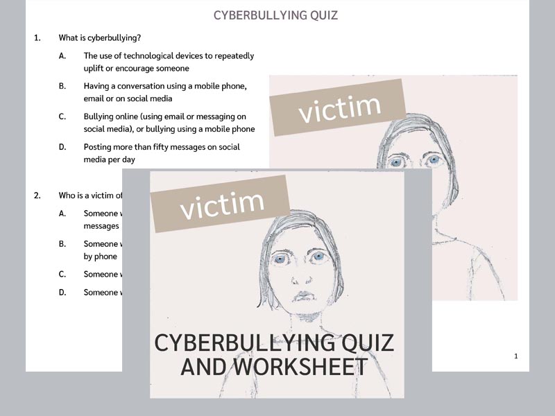 Cyberbullying Quiz and Worksheet (UK)